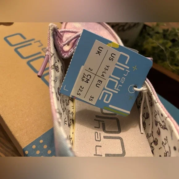 Girls Hey Dude Wendy ‘Unicorn Dreamer’ - Size 3 - NWT - Picture 5 of 5